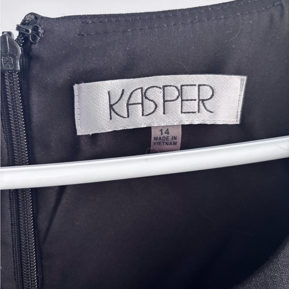Kasper Classic Black Midi Dress - Picture 2 of 5